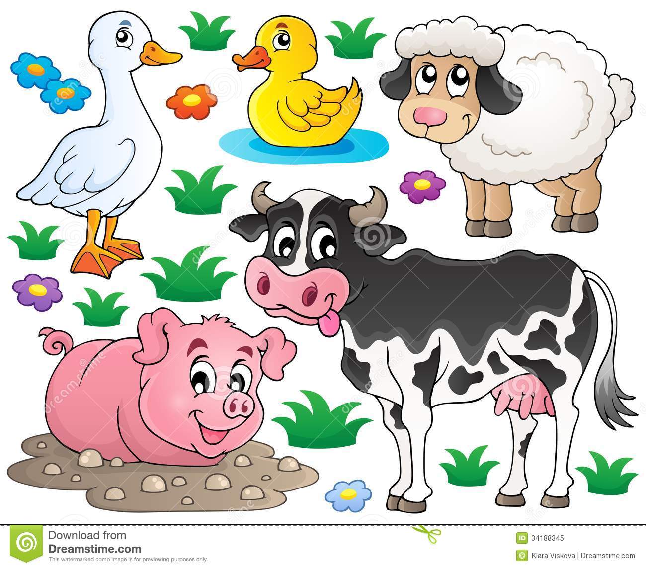 Clip Art Farm Animal Clipart 