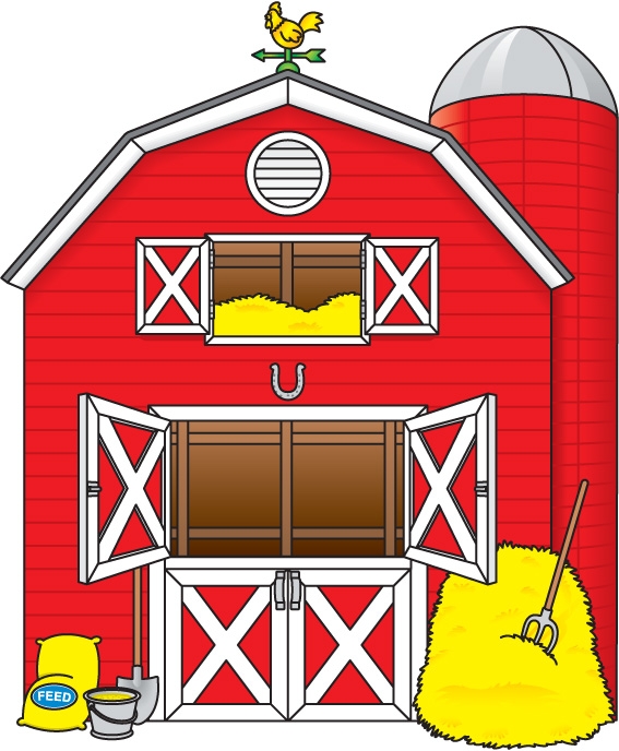 Farm House Clip Art Free - Farm House Clipart