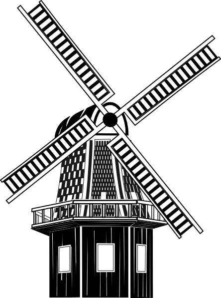 Farm Windmill Clipart Windmil - Windmill Clipart