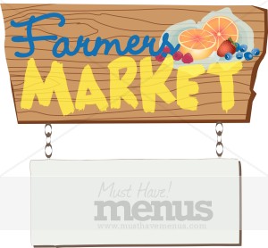 Farmers Market Sign Clipart - Farmers Market Clipart