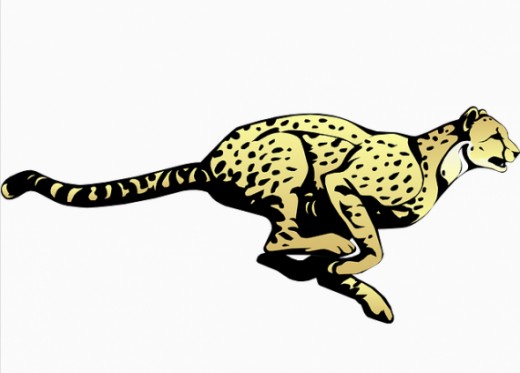 Fast cheetah clipart - Cheetah Clip Art