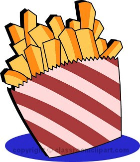... French Fries Clip Art - c
