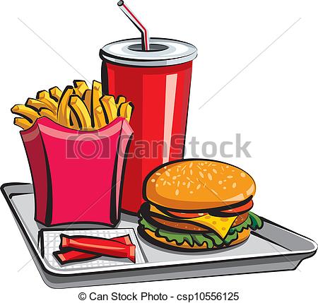 fast food meal Clip Artby ...