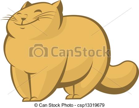 Fat cat - csp13319679