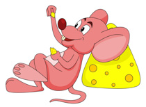Fat Looking Mouse Clipart Size: 65 Kb