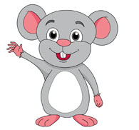 Fat Looking Mouse Clipart Size: 65 Kb