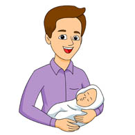 Father And Baby Clipart. fath - Father Clip Art
