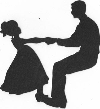 Father and daughter dancing silhouette by hilemanhouse on Etsy