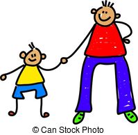 ... father and son - happy li - Father And Son Clipart