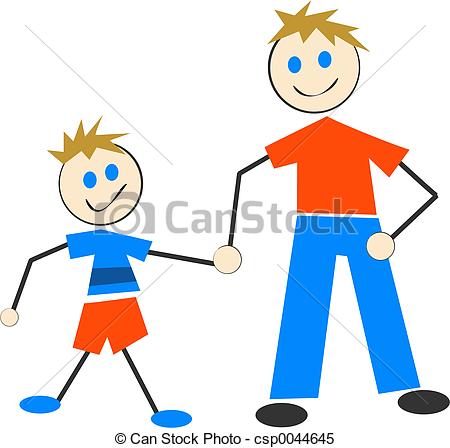 ... Father and Son - kiddie s - Father And Son Clipart