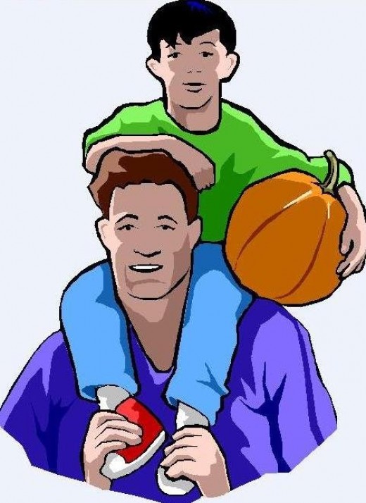 Daddy And Me Clip Art At Clke