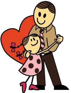 Father Daughter Clipart - Clipart Dad