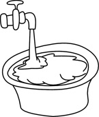 faucet clipart - Water Clipart Black And White