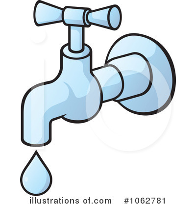 water from faucet clip art
