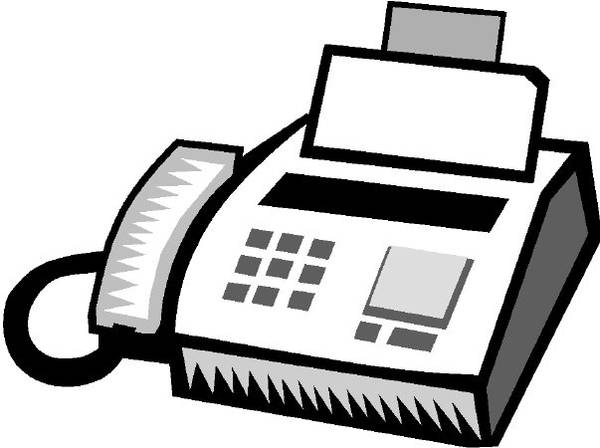 Picture Of Fax Machine - Clip