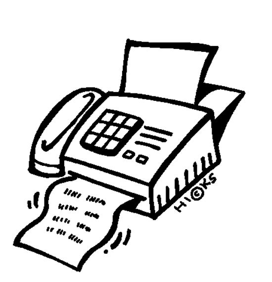 fax machine - Fax Machine Clipart