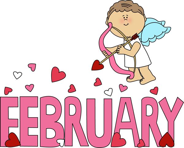 February Calendar 4 Clipart