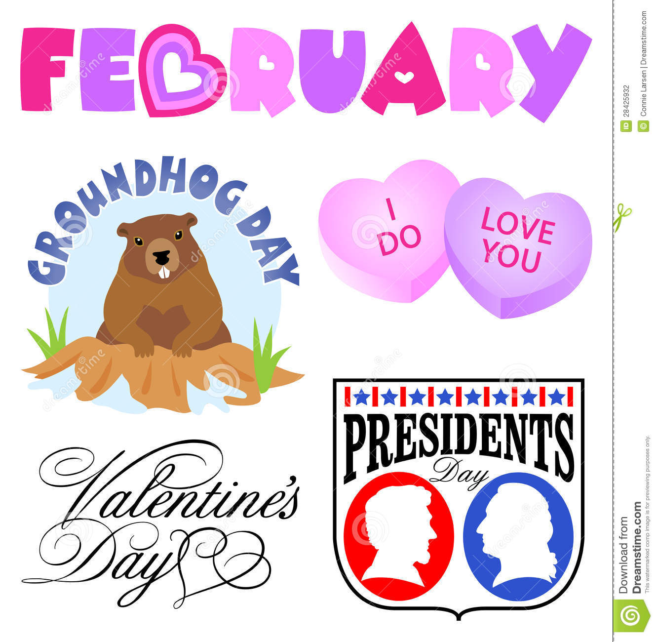 February Events Including . - Free February Clip Art