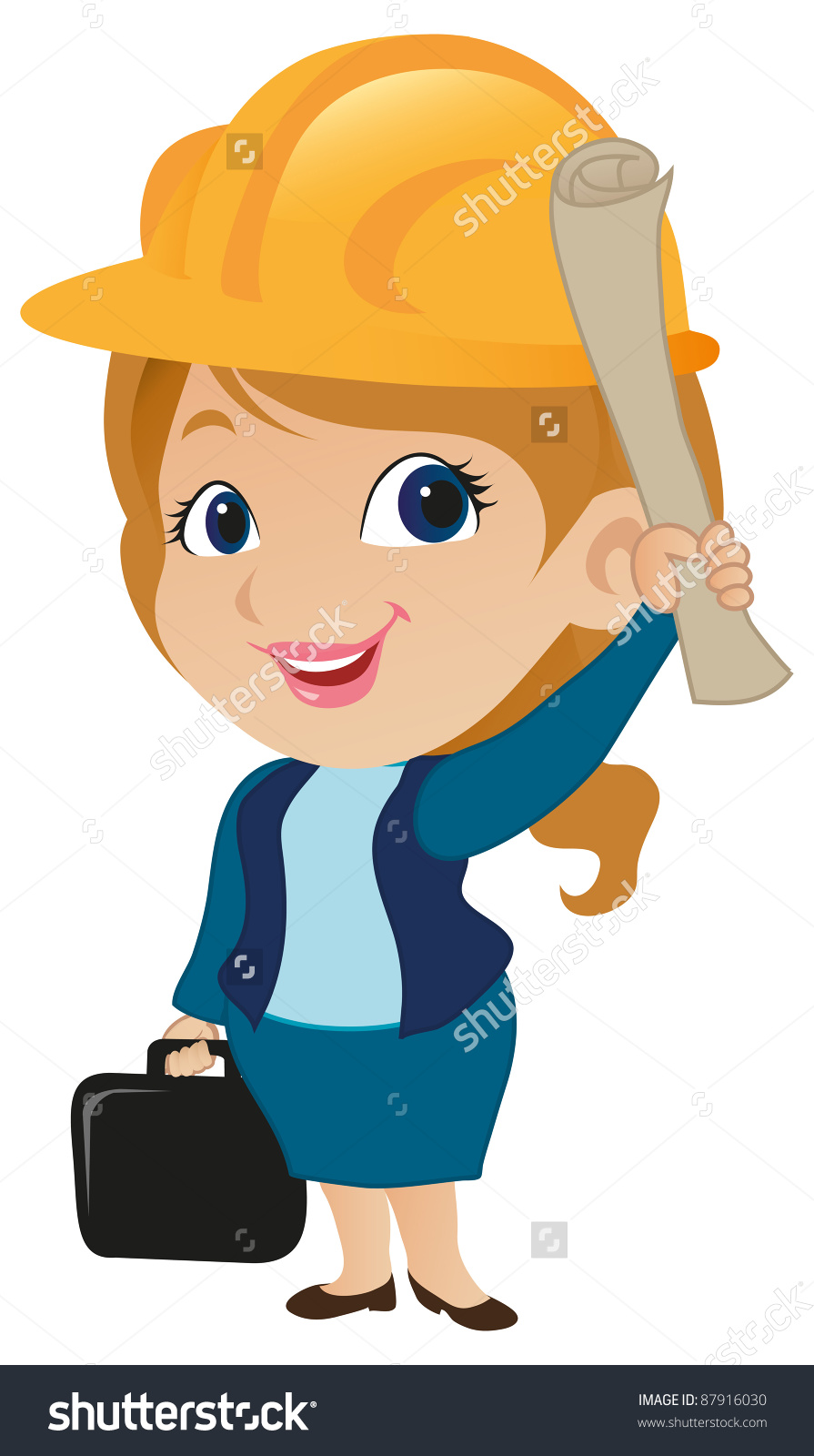 Female Architect Clipart. Save to a lightbox