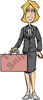 Female Attorney Clipart #1