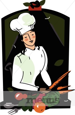 Female Chef Clipart