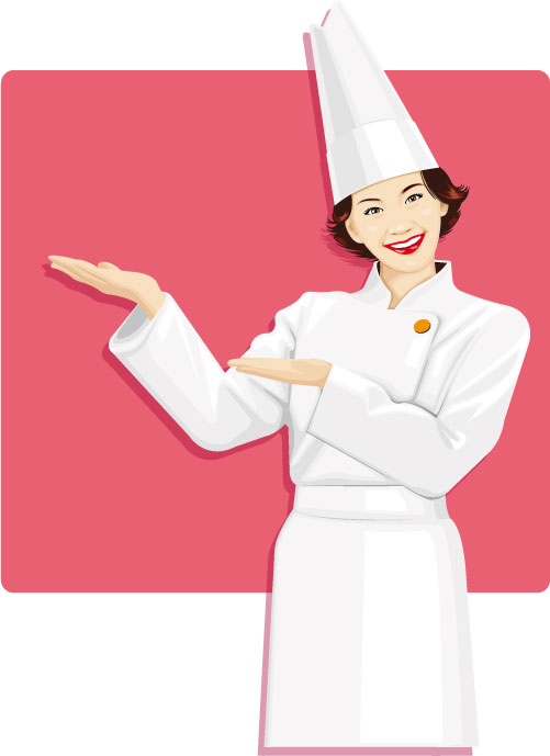 Female Chef Icon Clipart