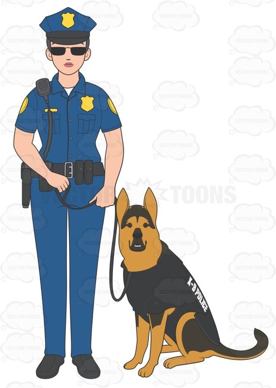 Police Dog Royalty Free Stock