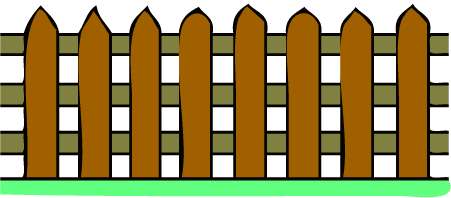fence clipart