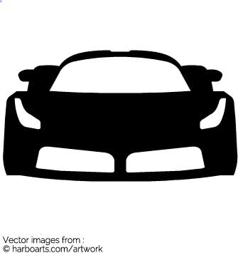 DOWNLOAD this vector Ferrari outline clipart for a few dollars (formats  available AI, EPS, PDF, SVG and JPG) and enjoy royalty-free commercial  usage rights ClipartLook.com 