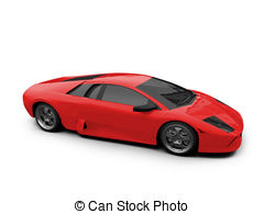 . ClipartLook.com Ferrari isolated red front view - isolated sport car on.