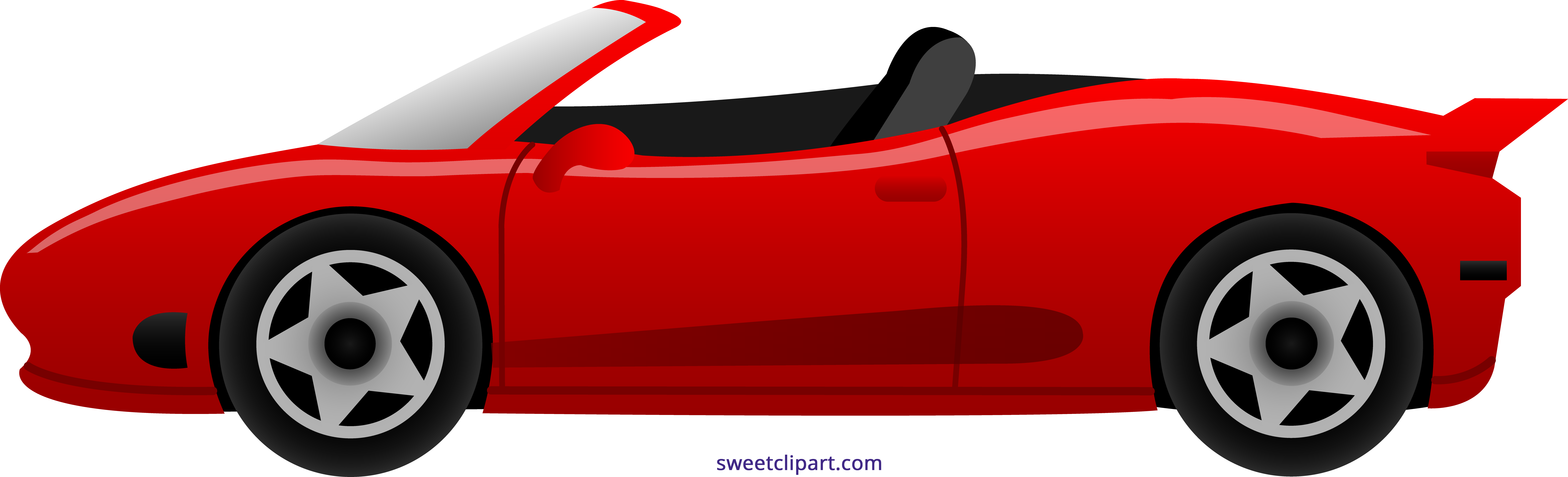 Red Ferrari Car Clipart