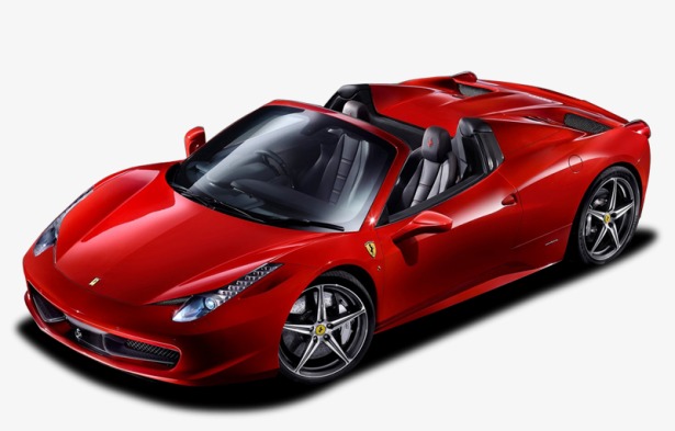 red ferrari convertible, Product Kind, Racing, Trolley PNG Image and Clipart