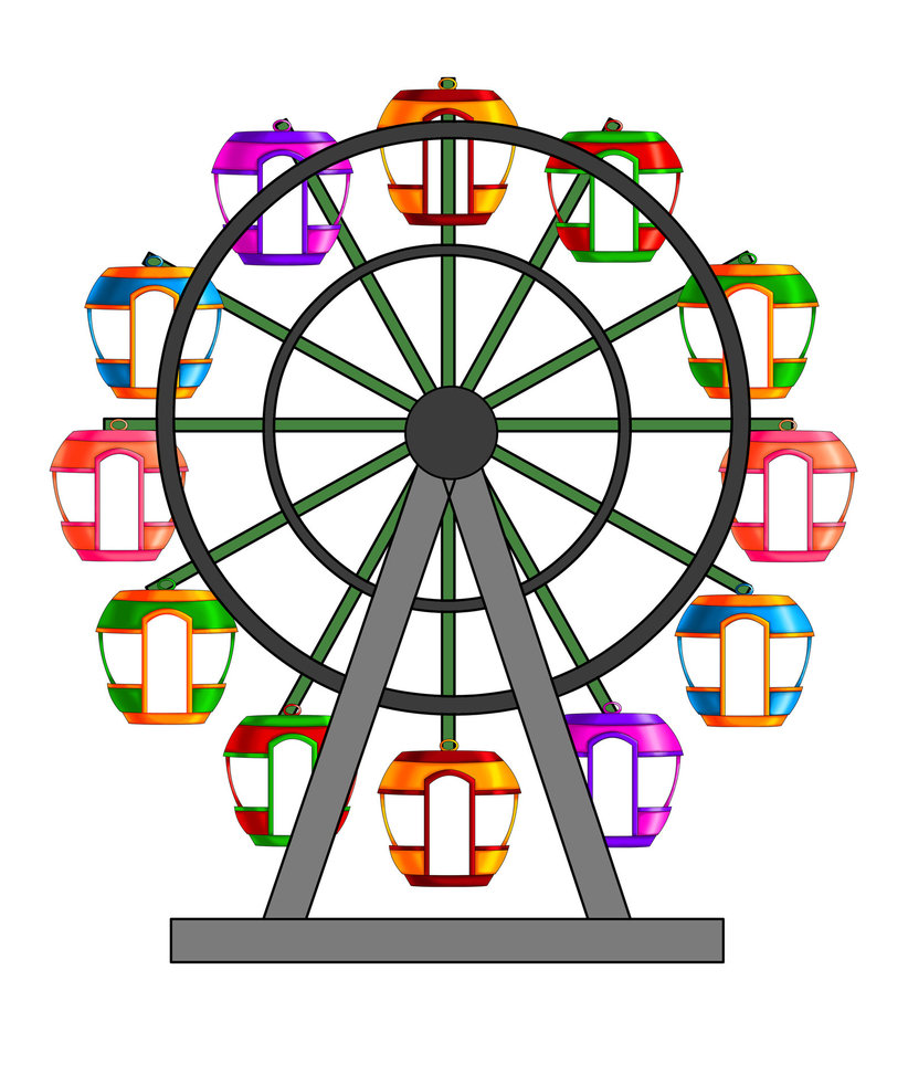 Ferris wheel by kalakaan on d - Ferris Wheel Clipart