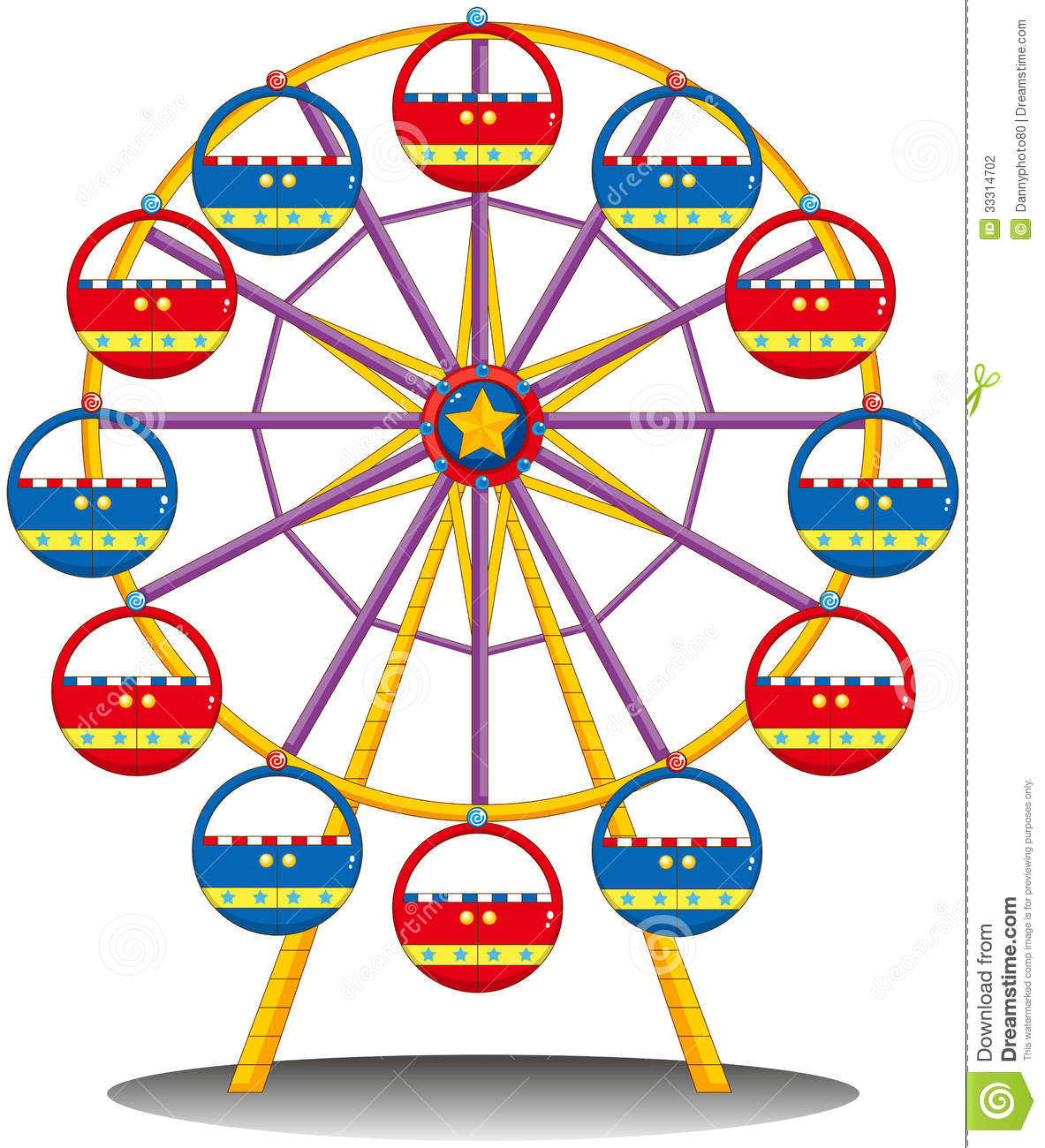 Ferris Wheel Clipart #1075355