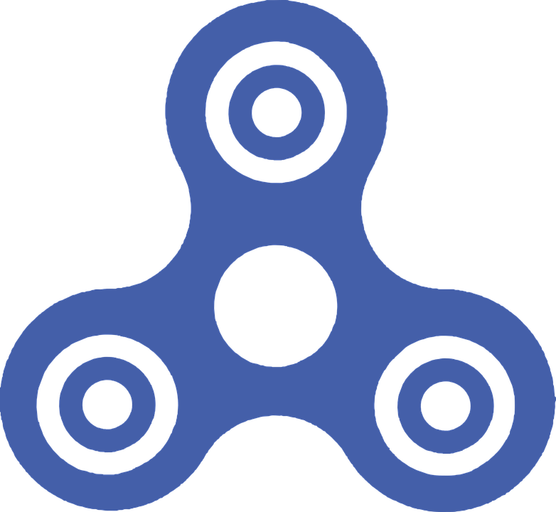 Set Of Fidget Spinners Of Dif