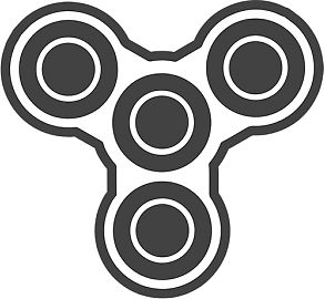 Fidget Spinner Sticker by rebeccalily28