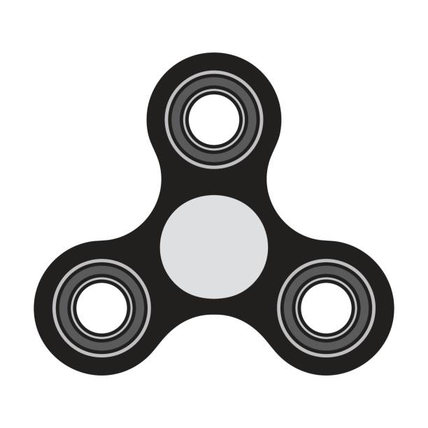 Fidget spinners isolated on w - Fidget Spinner Clipart