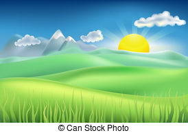 . ClipartLook.com summer time field - Illustration of summer landscape with. ClipartLook.com ClipartLook.com 