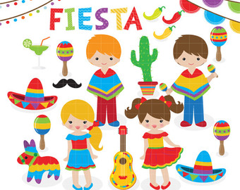mexican clip art of kids .