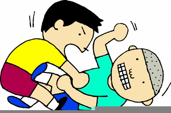 kids fighting clipart fight c