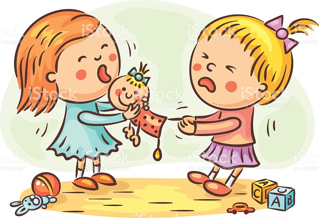 Two girls fighting royalty-fr - Fighting Clipart