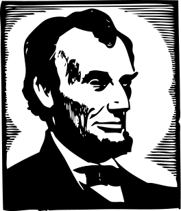 File:Abraham Lincoln clip art.svg