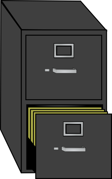 File Cabinet Clip Art At Clke - File Cabinet Clip Art