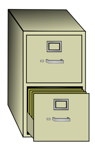File cabinet vector clip art - File Cabinet Clip Art
