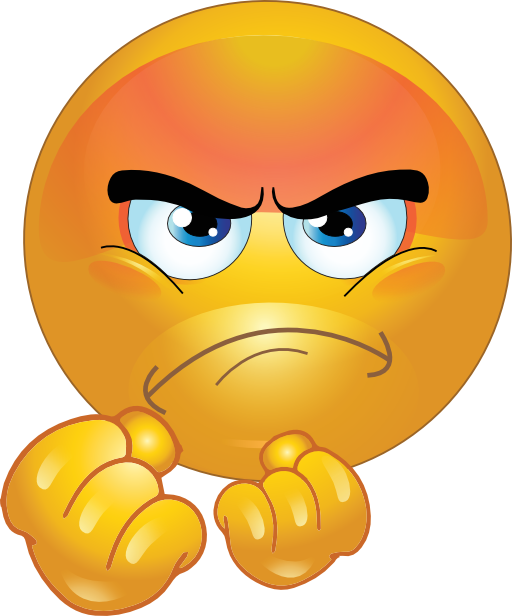 File Clipart Angry Smiley Emo - Emoticon Clipart