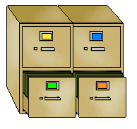 File Folders And File Cabinet - File Cabinet Clip Art