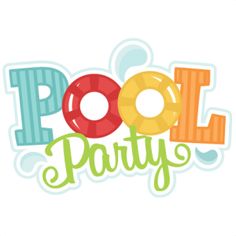 ... Pool Party Clipart - clip
