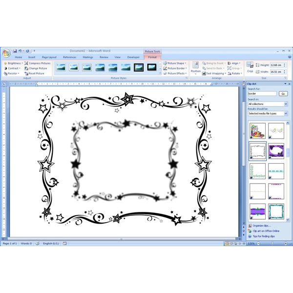 Find free borders clip art Mi - Microsoft Word Clip Art Free