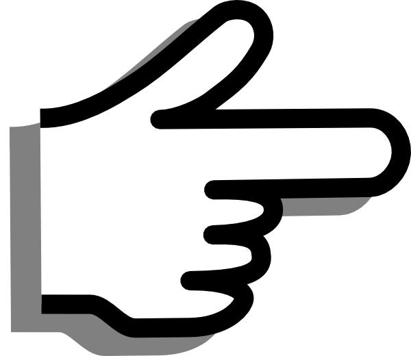 Finger Pointing Clip Art At C - Finger Pointing Clipart