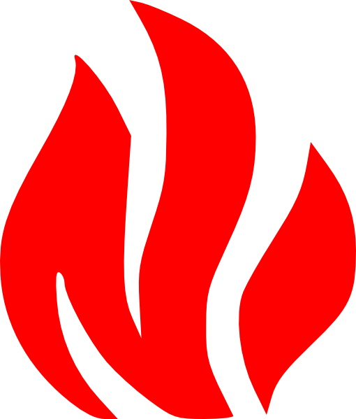 Flames And Fire Elements Vect